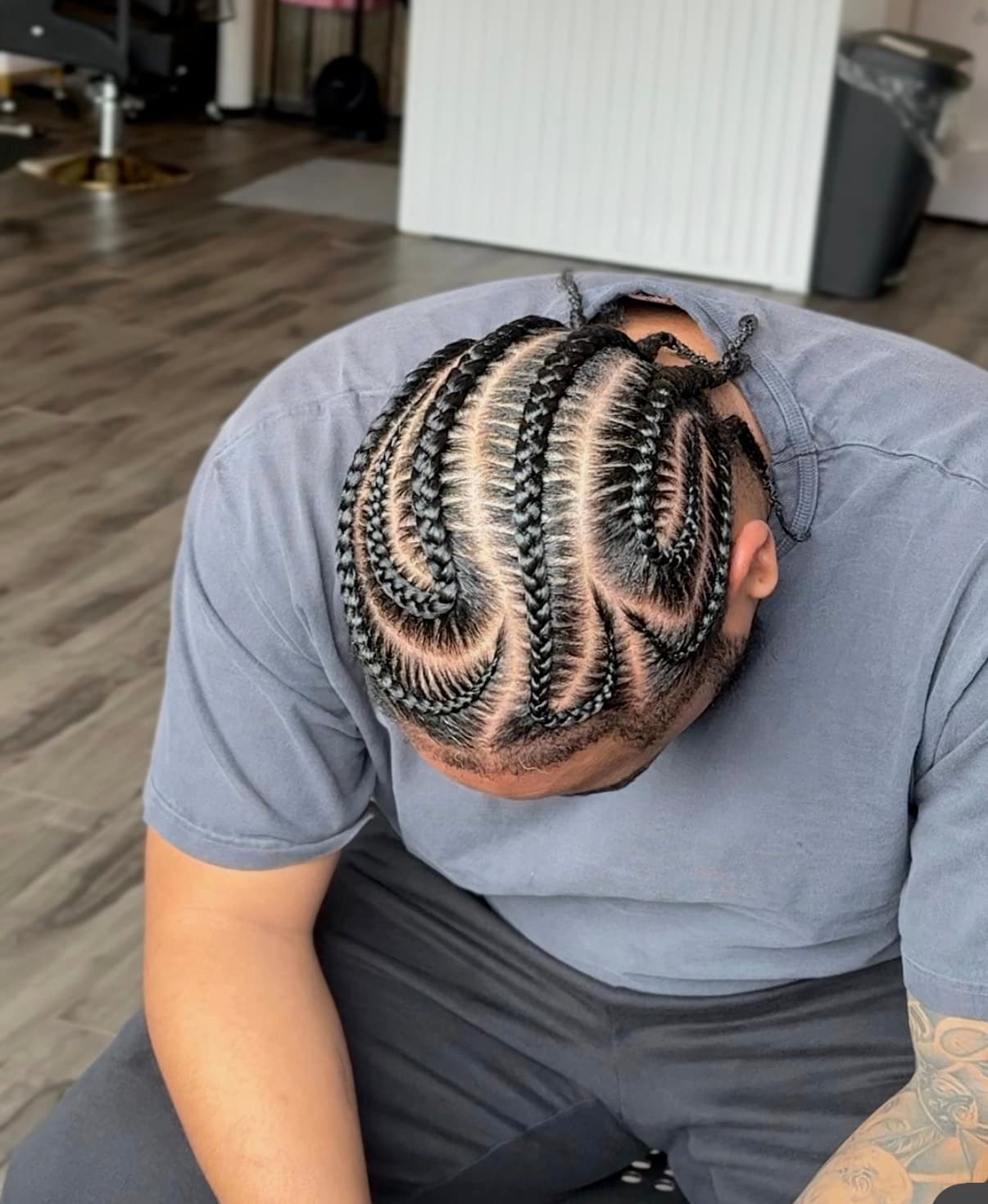 A finished textured hair style from BGR Hair Studios